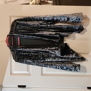 Blank NYC Blue Velvet Jacket Medium